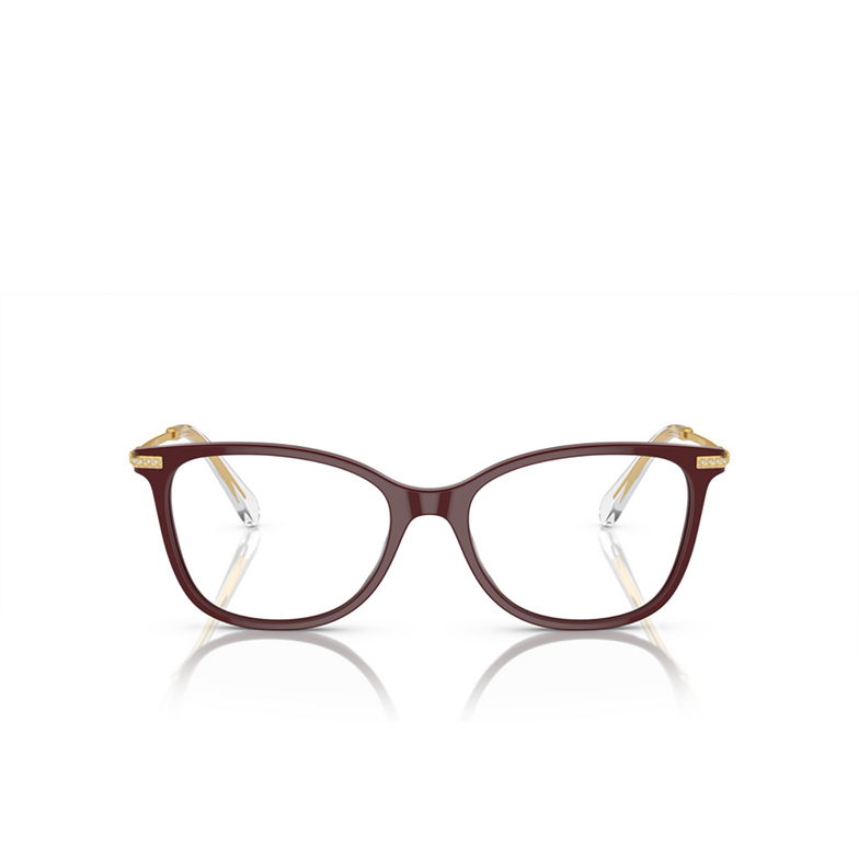 Swarovski SK2010 Eyeglasses 1008 burgundy - 1/4