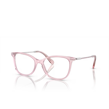 Swarovski SK2010 Eyeglasses 3001 transparent rose - three-quarters view