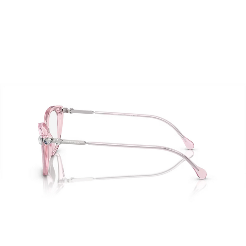Occhiali da vista Swarovski SK2011 3001 transparent pink - 3/4