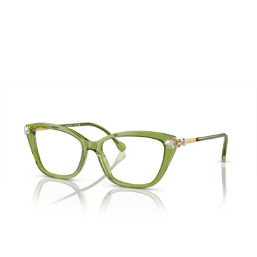 Swarovski SK2011 Eyeglasses 3002 trasparent green - three-quarters view