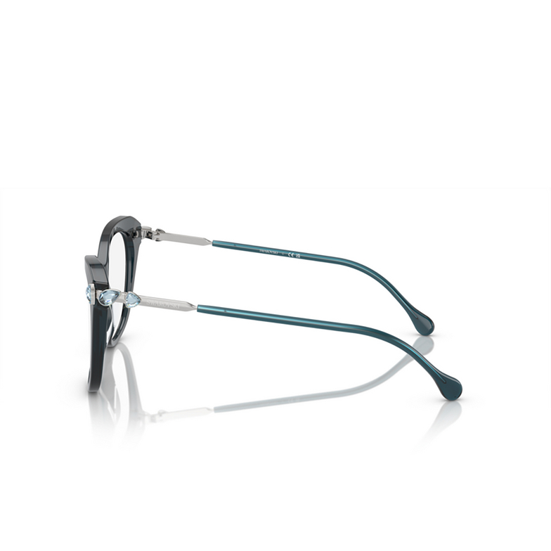 Swarovski SK2012 Eyeglasses 3004 blue transparent - 3/4