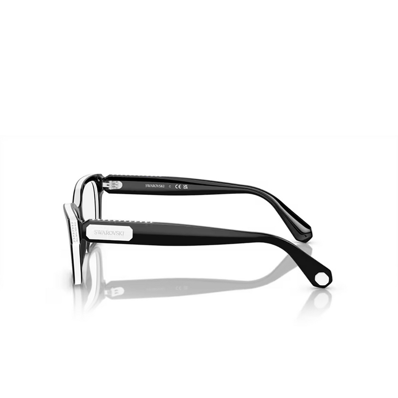 Swarovski SK2013 Eyeglasses 1015 black / white - 3/4