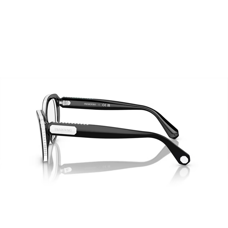 Swarovski SK2014 Eyeglasses 1015 black / white - 3/4