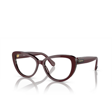 Swarovski SK2014 Korrektionsbrillen 1019 burgundy - Dreiviertelansicht