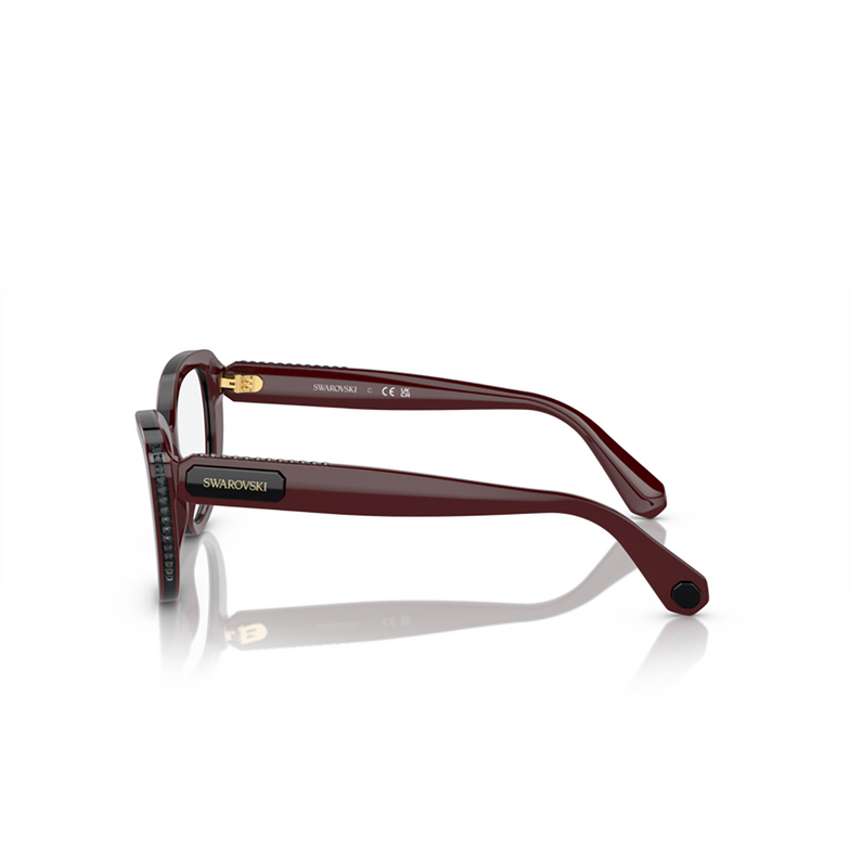 Swarovski SK2014 Eyeglasses 1019 burgundy - 3/4