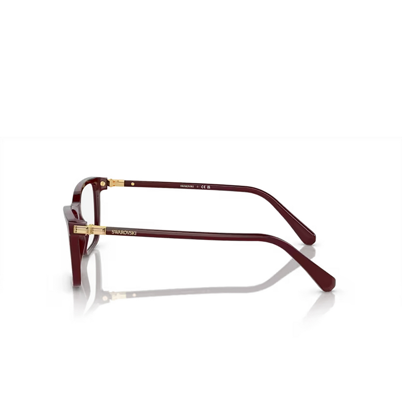 Swarovski SK2015 Eyeglasses 1008 burgundy - 3/4