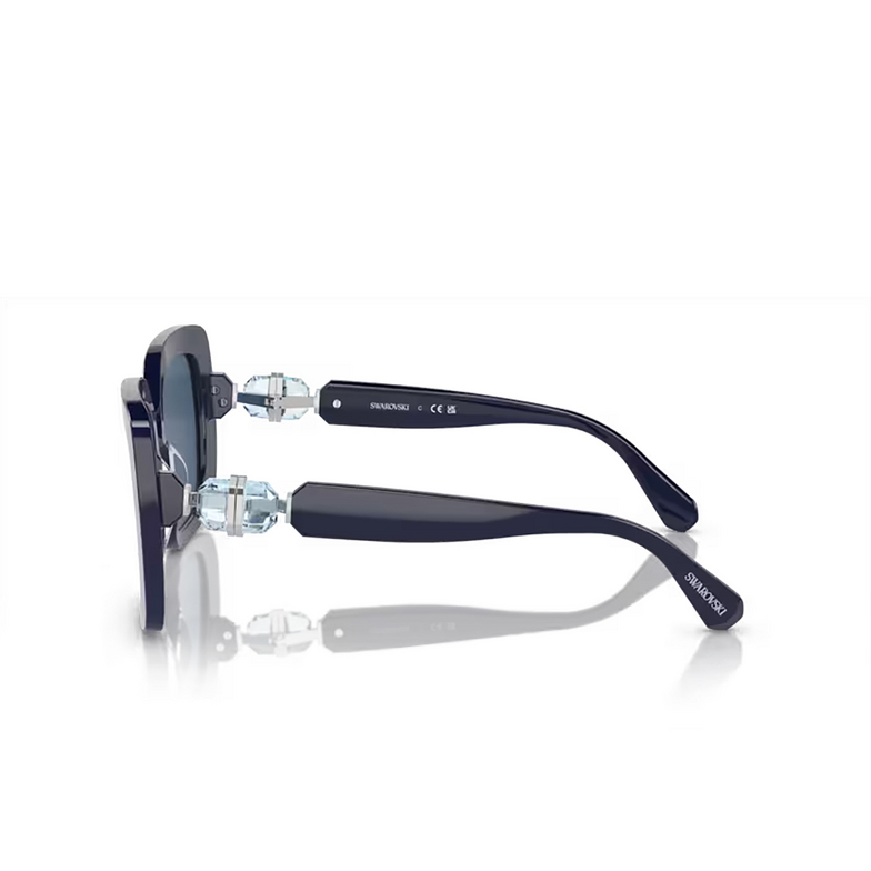 Swarovski SK6001 Sunglasses 100455 opal blue - 3/4