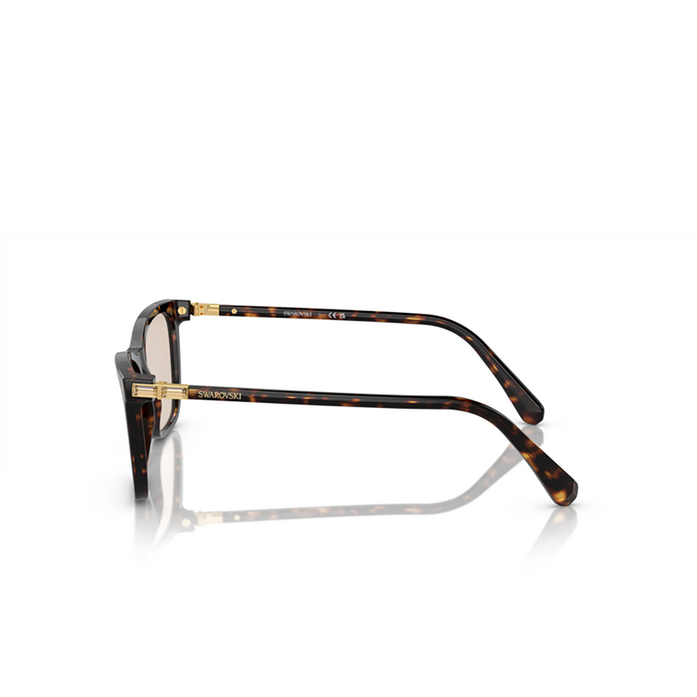 Gafas de sol Swarovski SK6004 1002M4 dark havana - 3/4