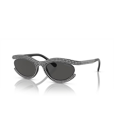 Swarovski SK6006 Sunglasses 100187 black - three-quarters view