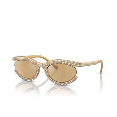 Swarovski SK6006 Sunglasses 1022D8 gold - three-quarters view