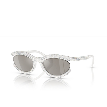 Swarovski SK6006 Sunglasses 10336g milky white - three-quarters view