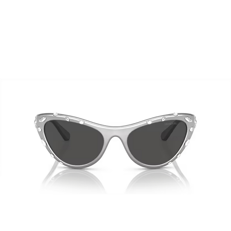 Swarovski SK6007 Sonnenbrillen 102187 metallic grey - 1/4