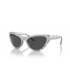 Lunettes de soleil Swarovski SK6007 102187 metallic grey - Vignette du produit 2/4