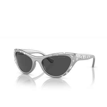 Swarovski SK6007 Sunglasses 102187 metallic grey - three-quarters view