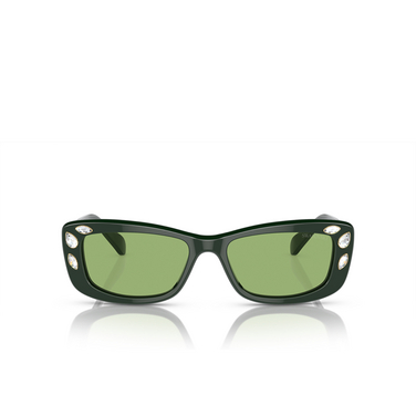 Gafas de sol Swarovski SK6008 1026/2 dark green - Vista delantera