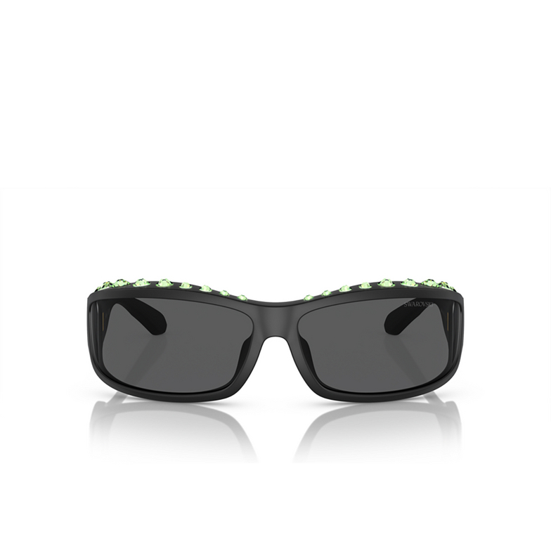 Lunettes de soleil Swarovski SK6009 102087 matte black - 1/4