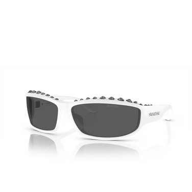 Swarovski SK6009 Sonnenbrillen 102987 white - Dreiviertelansicht