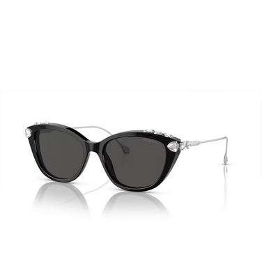 Swarovski SK6010 Sunglasses 103887 black - three-quarters view