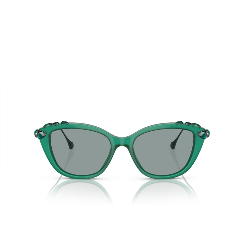 Gafas de sol Swarovski SK6010 2003/1 opal green - 1/4