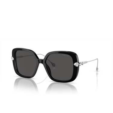 Swarovski SK6011 Sunglasses 103887 black - three-quarters view