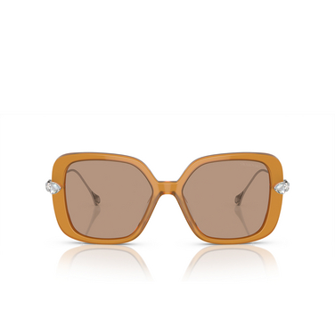 Occhiali da sole Swarovski SK6011 200563 transparent amber brown - frontale