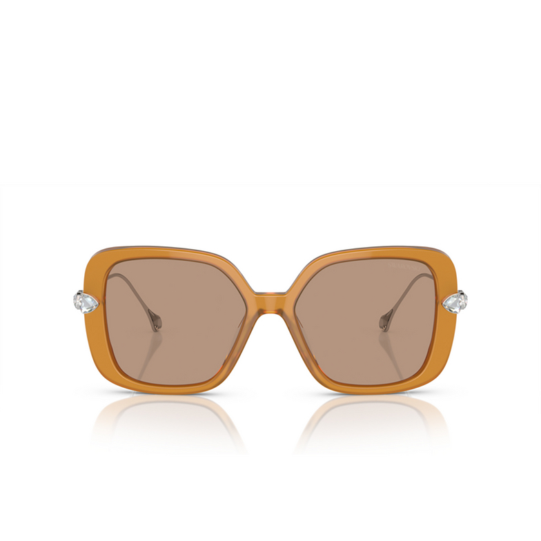 Gafas de sol Swarovski SK6011 200563 transparent amber brown - 1/4