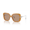Gafas de sol Swarovski SK6011 200563 transparent amber brown - Miniatura del producto 2/4