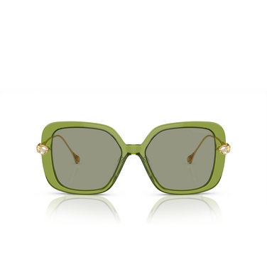 Occhiali da sole Swarovski SK6011 3002/2 trasparent green - frontale