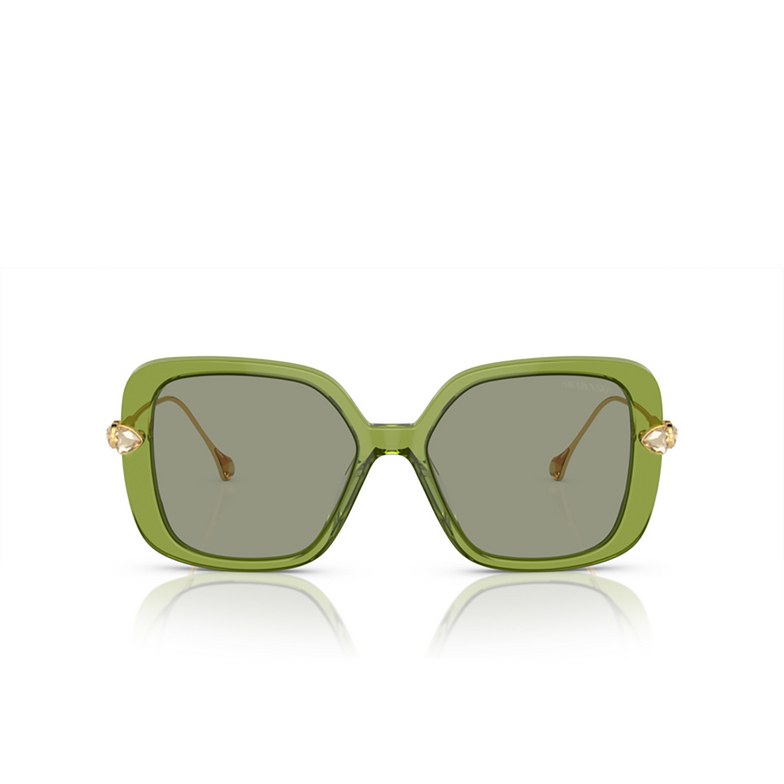 Swarovski SK6011 Sunglasses 3002/2 trasparent green - 1/4