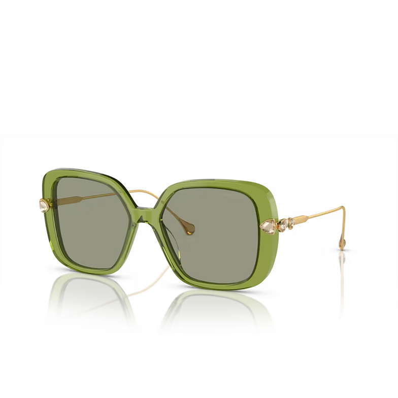 Swarovski SK6011 Sunglasses 3002/2 trasparent green - 2/4