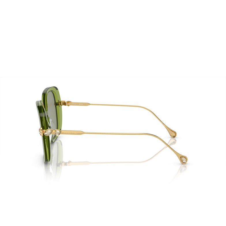 Swarovski SK6011 Sunglasses 3002/2 trasparent green - 3/4