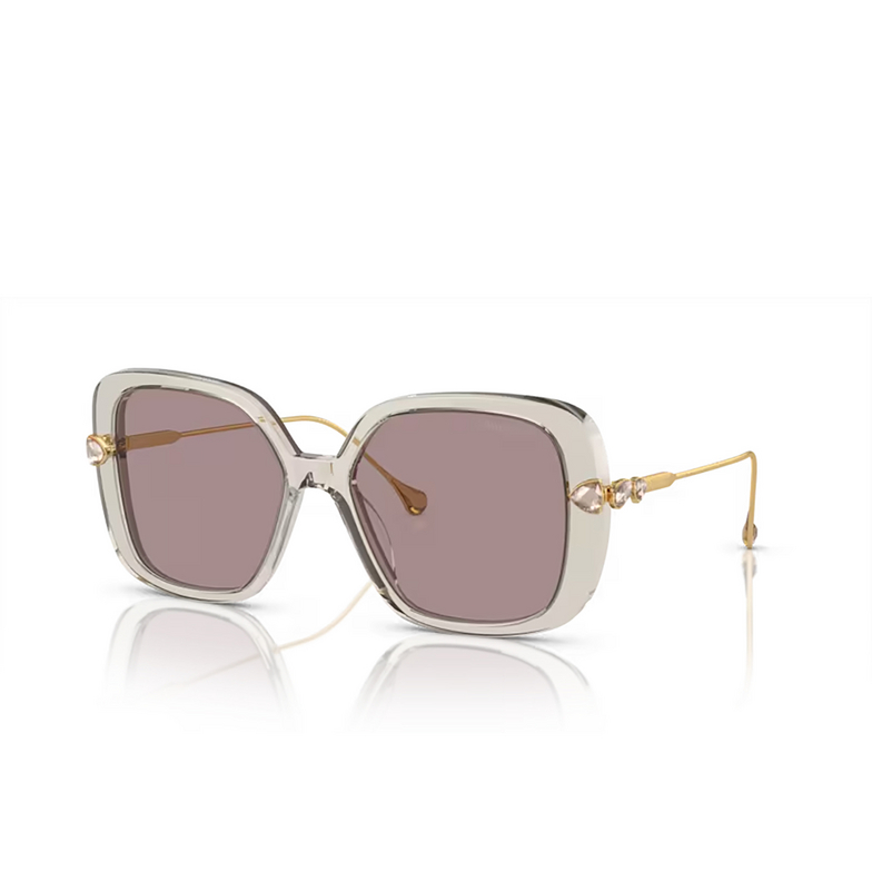 Swarovski SK6011 Sunglasses 3003LA transparent light brown - 2/4