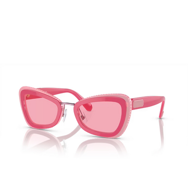 Swarovski SK6012 Sunglasses 101384 fuxia / old pink - three-quarters view