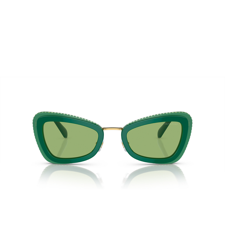 Swarovski SK6012 Sunglasses 1014/2 green - 1/4