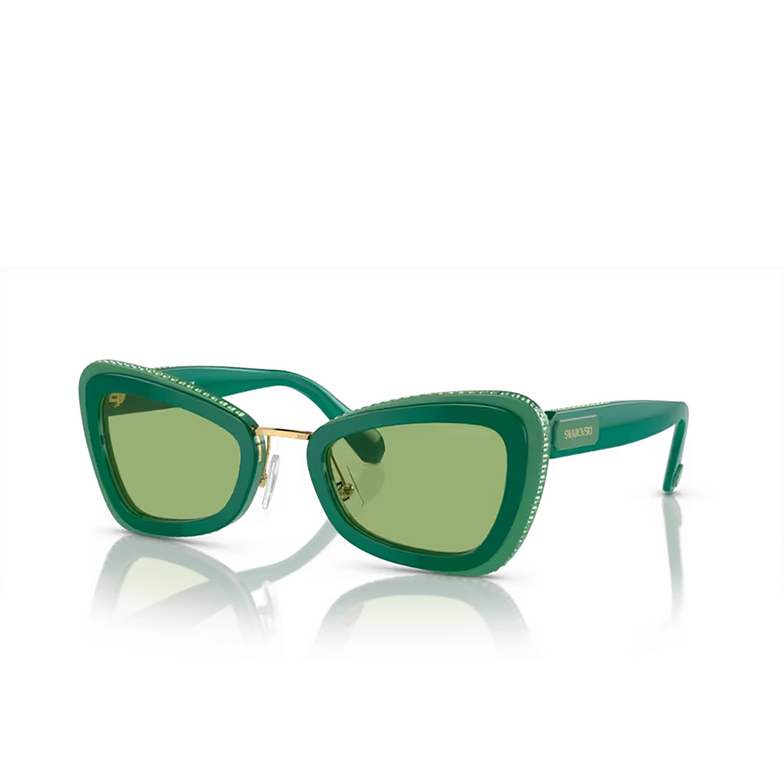 Swarovski SK6012 Sunglasses 1014/2 green - 2/4