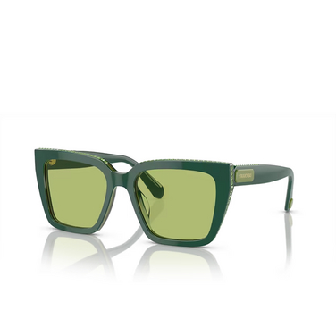 Swarovski SK6013 Sunglasses 101730 green - three-quarters view
