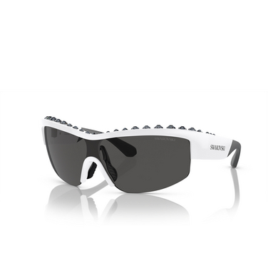Swarovski SK6014 Sunglasses 102987 white - three-quarters view