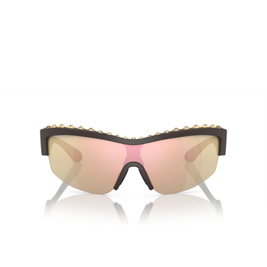 Swarovski SK6014 Sunglasses 10357j matte brown - front view