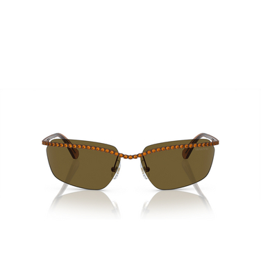 Gafas de sol Swarovski SK7001 400273 brown - Vista delantera
