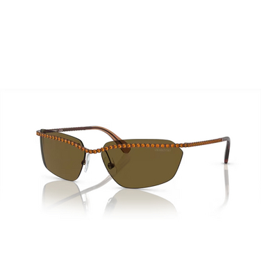 Swarovski SK7001 Sunglasses 400273 brown - three-quarters view