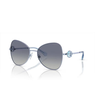 Swarovski SK7002 Sunglasses 40054L metal light blue - three-quarters view