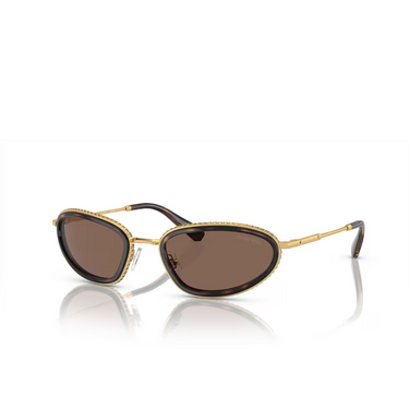 Swarovski SK7004 Sunglasses 400473 gold / black - three-quarters view