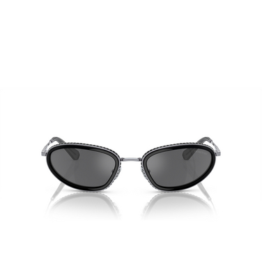 Gafas de sol Swarovski SK7004 40116G dark silver / black - Vista delantera