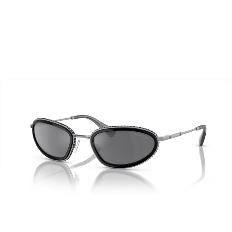 Gafas de sol Swarovski SK7004 40116G dark silver / black - 2/4