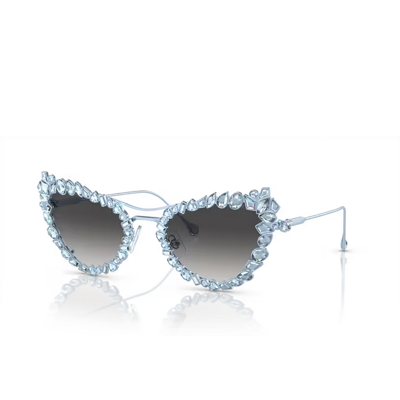 Swarovski SK7011 Sunglasses 40198G matte light blue - 2/4