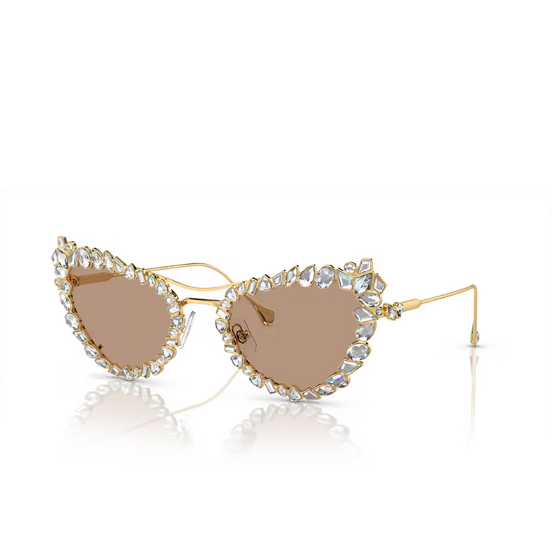 Lunettes de soleil Swarovski SK7011 402263 gold - 2/4