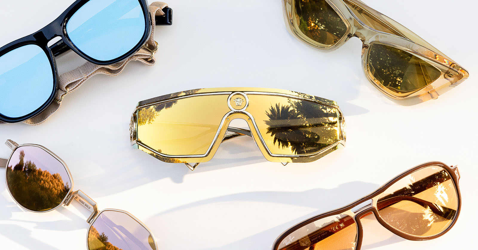 Mirrored Shield Sunglasses Oversized | Wily by AOFE Eyewear | Geometric  Square UV400 Lenses
