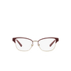 Tiffany TF1152B Eyeglasses 6185 fired brick on pale gold - product thumbnail 1/4