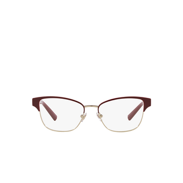 Tiffany TF1152B Eyeglasses 6185 fired brick on pale gold - front view