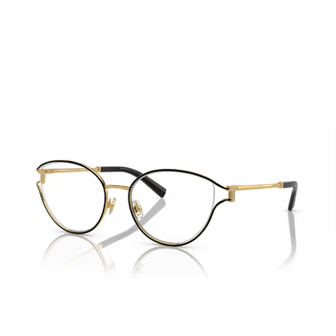 Tiffany TF1157B Eyeglasses 6197 black on gold - three-quarters view